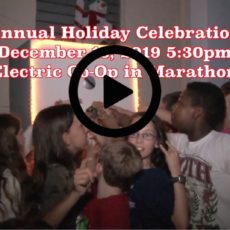 Annual Holiday Celebration December 13, 2019 5:30pm Electric Co-Op in Marathon