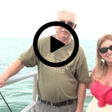 Pixie Paula in The Florida Keys talking with Fishermen - MarathonFlorida.com